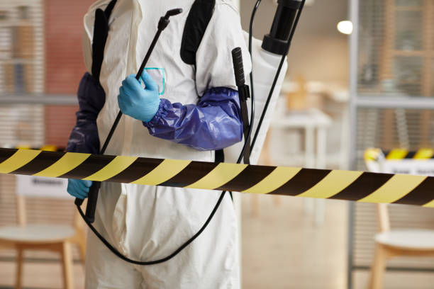 Professional Biohazard technician working in Victor, CA